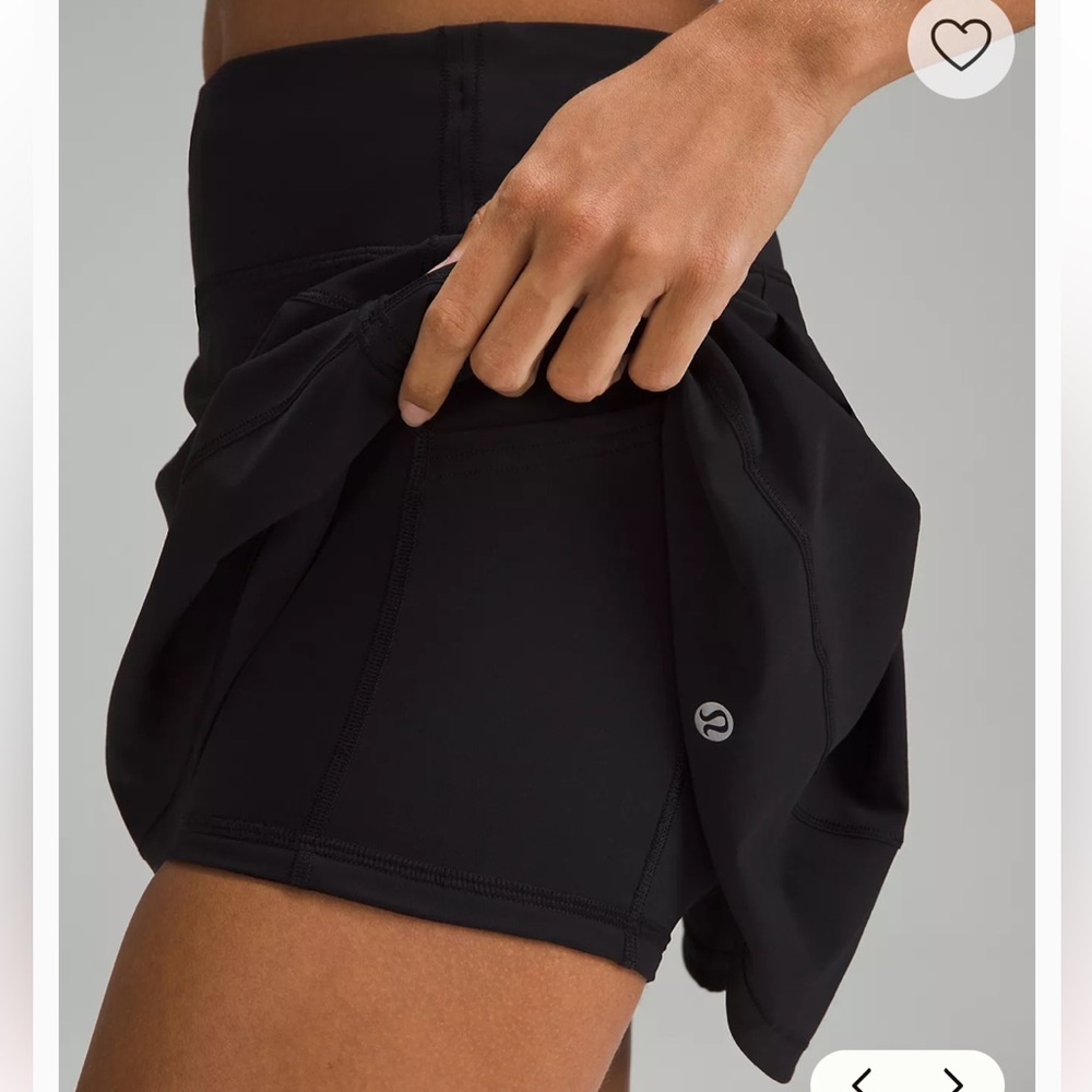 Lululemon size 10 black Pace Rival Mid-Rise Skirt
Long - Picture 2 of 14
